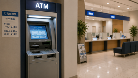 銀行ATM導入事例