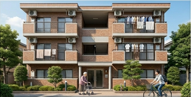 マンション・集合住宅のエントランス