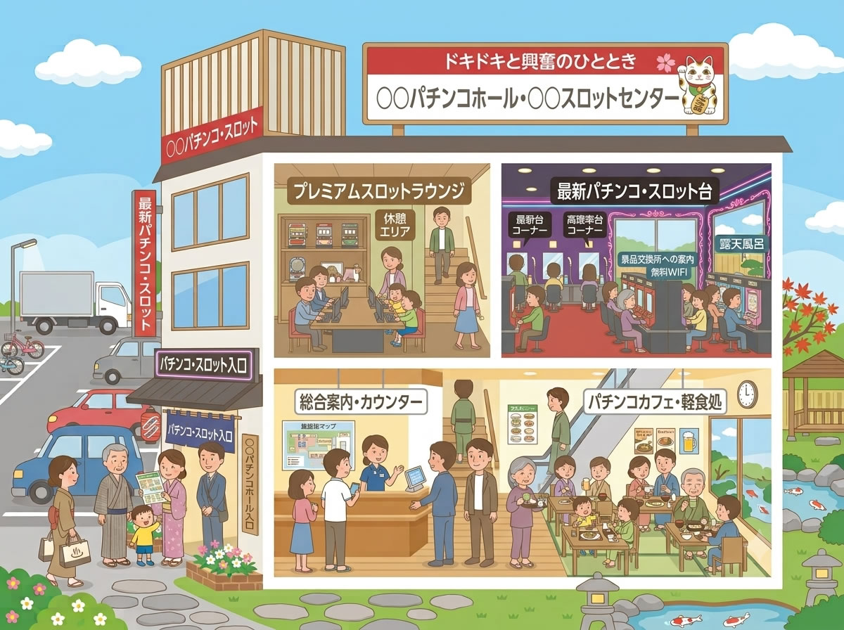 パチンコ店の外観